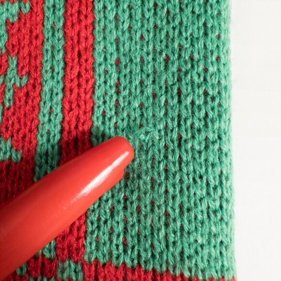 33 Degrees Pug Dog Ugly Christmas Sweater Womens XL Sequins Jingle Bells Holiday - Picture 8 of 16